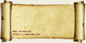 Jana Ikodinović vizit kartica